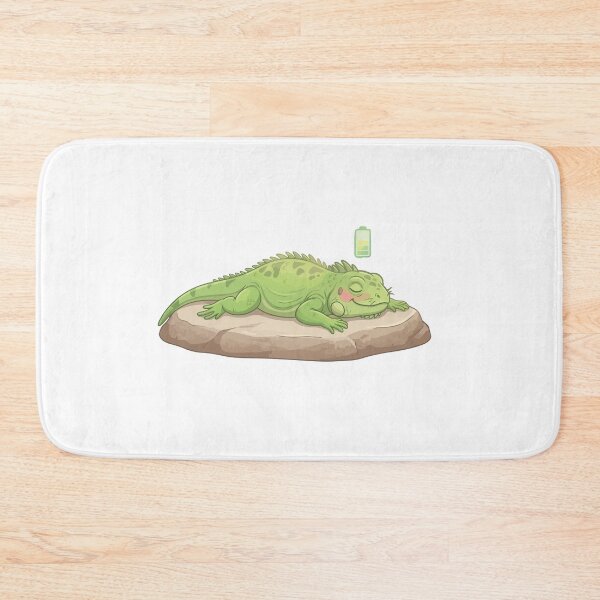 Item preview, Recharging On A Rock Sunbathing Green Iguana designed and sold by Petzzz.