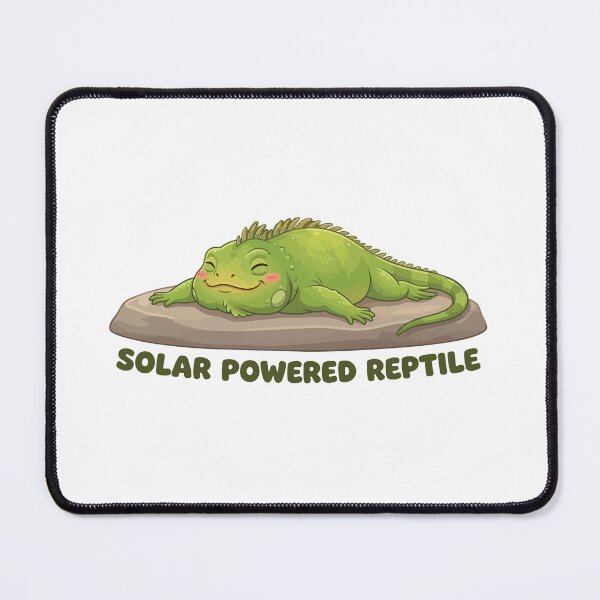 Item preview, Solar Powered Reptile Lazy Green Iguana designed and sold by Petzzz.