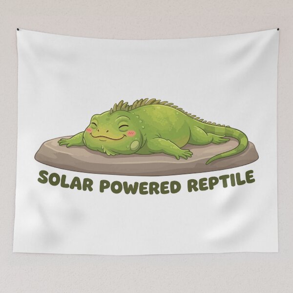 Item preview, Solar Powered Reptile Lazy Green Iguana designed and sold by Petzzz.