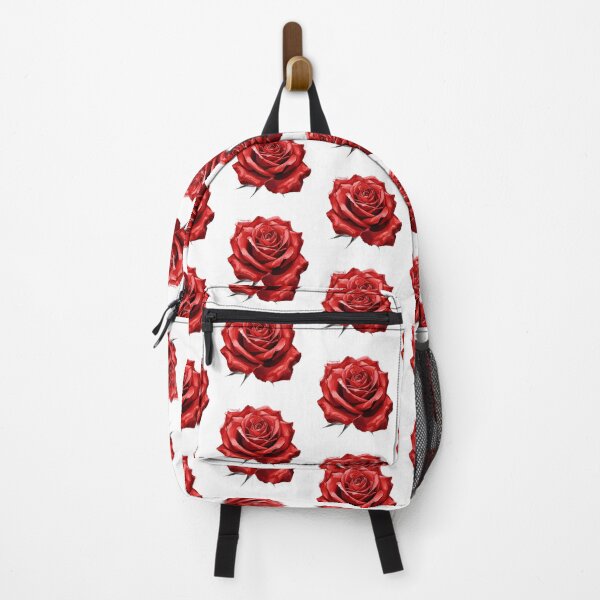 Item preview, Red Rose flower watercolor designed and sold by uunaa.