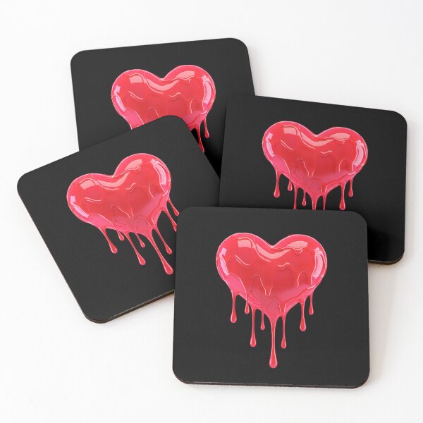 Item preview, Melting Love Heart – Liquid Neon Romance designed and sold by RH Design Lab.