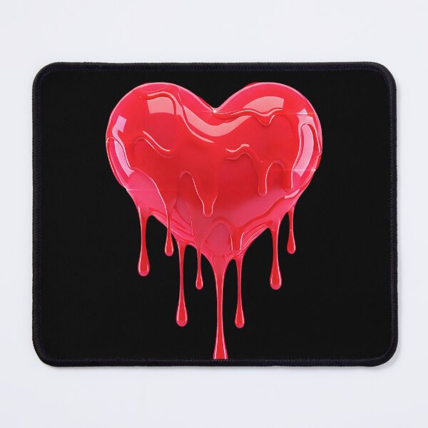 Item preview, Melting Love Heart – Liquid Neon Romance designed and sold by RH Design Lab.