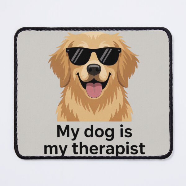Item preview, Golden Retriever - My Dog is My Therapist designed and sold by 123ks.
