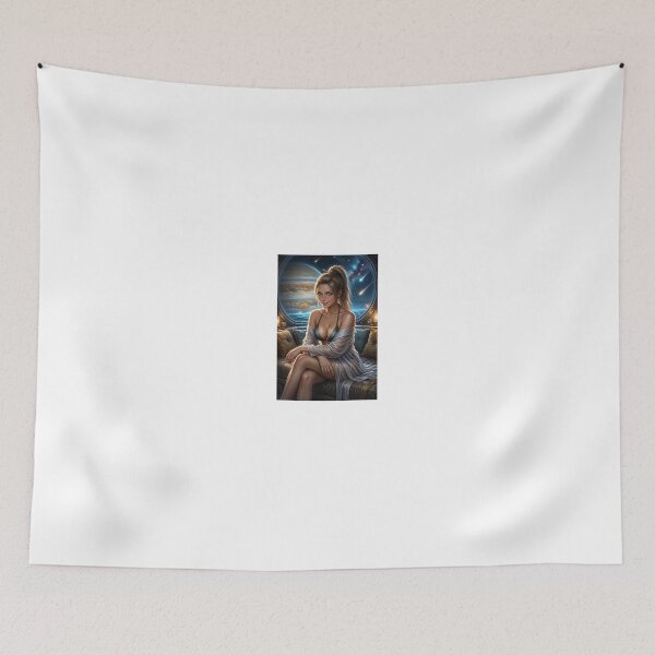 Item preview, Adora Sits in Space Lounge Watching Jupiter designed and sold by CathryneDelamort.