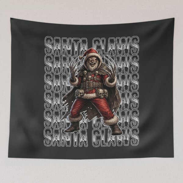 Item preview, Santa Claws Dark Christmas designed and sold by HB Shirts.