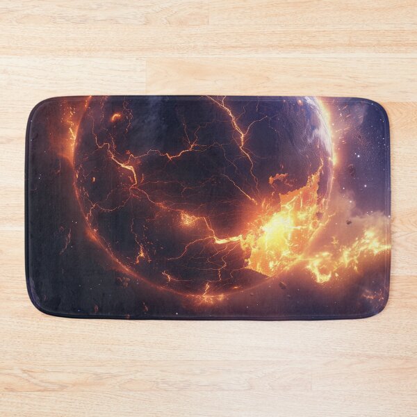 Item preview, Fiery Planet Molten World designed and sold by QuantumDrift.