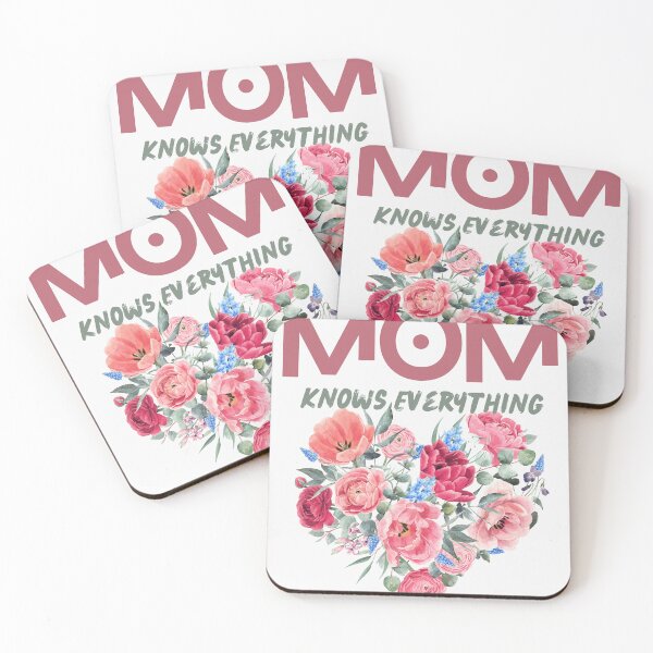 Item preview, Mom Knows Everything, Shirt, Mother's Day Gift, Flower Shirts for Women, Just a Grandma But Way Cooler designed and sold by marvancatquotes.