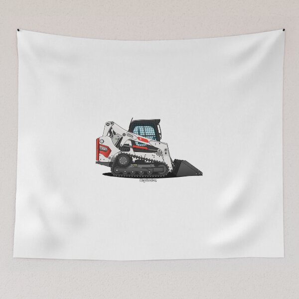 Item preview, Bobcat T650 Compact Track Loader Vector Art designed and sold by Heybratan.