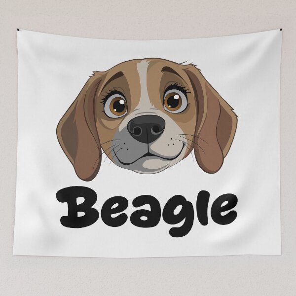 Artikelvorschau, Beagle-Hunderasse entworfen und verkauft von Really Bad Art.
