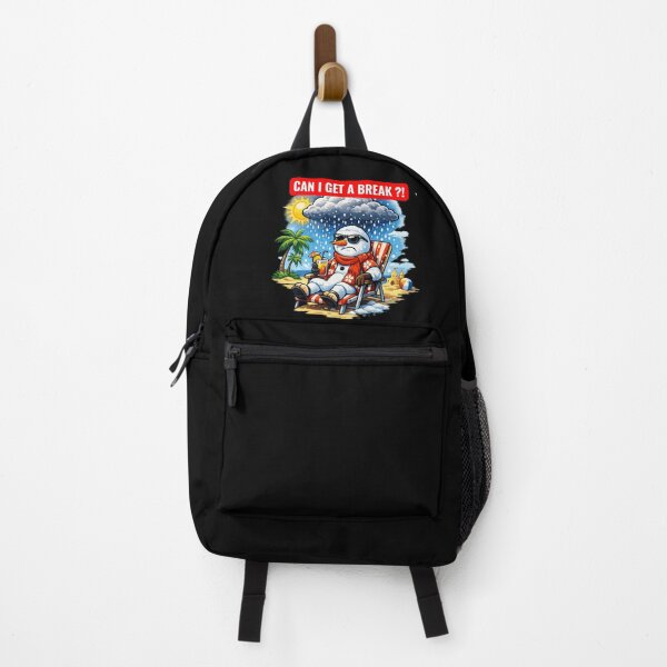 Item preview, Can I Get a Break?! – Snowman Followed by Snow Cloud Vacation Meme designed and sold by TitanGiggle .