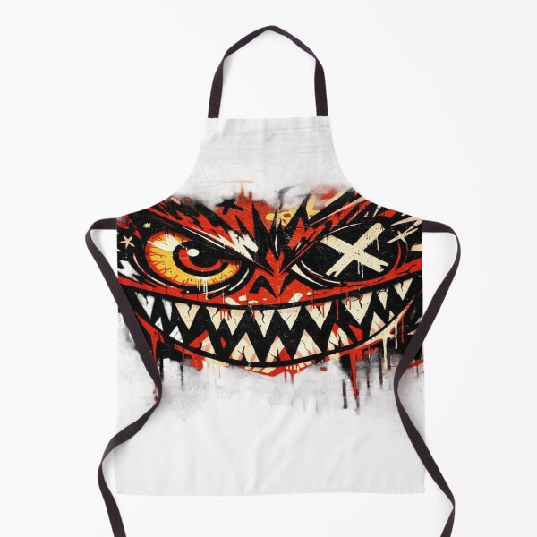 Item preview, Chaos Grin — Aggressive Street Art Monster Face | Urban Graffiti Graphic Design | Edgy Streetwear Tee & Poster Print designed and sold by SketchSyndicate.