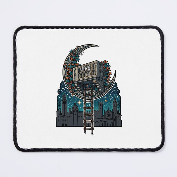 Item preview, Romeo And Juliet Verona Balcony Starry Night Moon Ladder designed and sold by Fenay Designs.