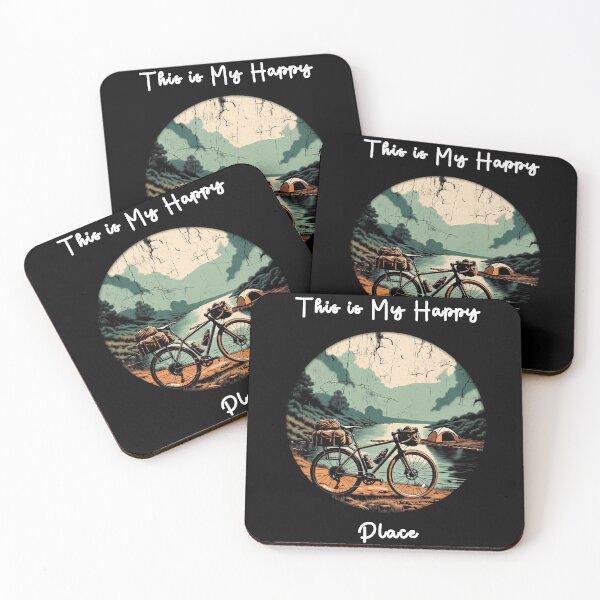 Item preview, This Is My Happy Place, Bike camping designed and sold by RajkaLunari.