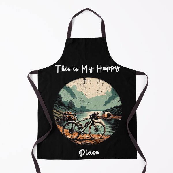 Item preview, This Is My Happy Place, Bike camping designed and sold by RajkaLunari.