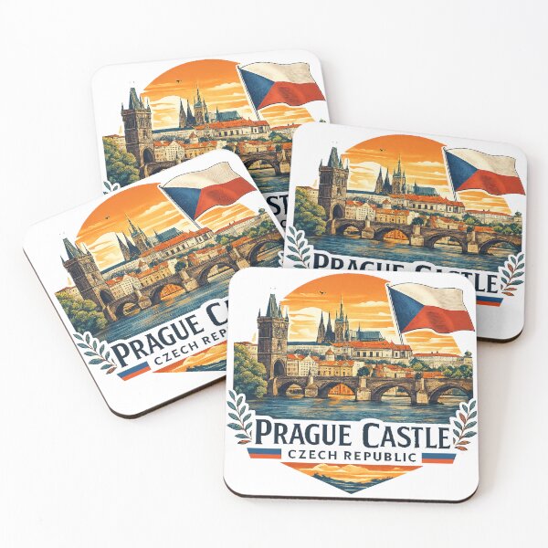 Item preview, A Vintage Travel Illustration of Prague - Czech designed and sold by clarkfraser.