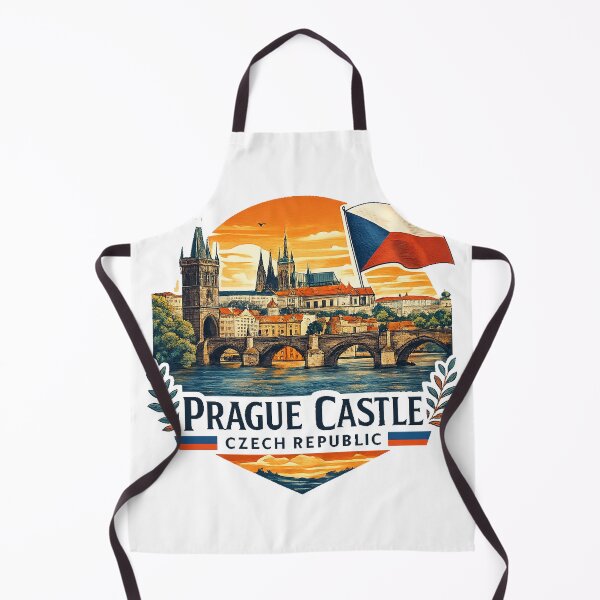 Item preview, A Vintage Travel Illustration of Prague - Czech designed and sold by clarkfraser.