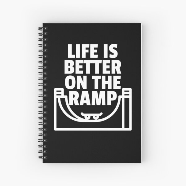 Item preview, Life is Better on the Ramp, Skateboarding Vert Design designed and sold by BriAngelaBubbleDesigns.
