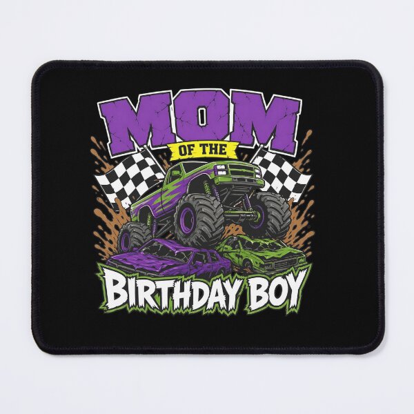 Item preview, Mom of The Birthday Boy Monster Truck Family Matching Party Cars designed and sold by clothesy7.