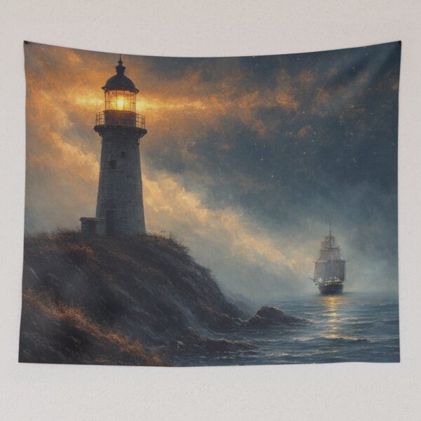 Item preview, Homeward by the Beacon designed and sold by TinCatOutPost.