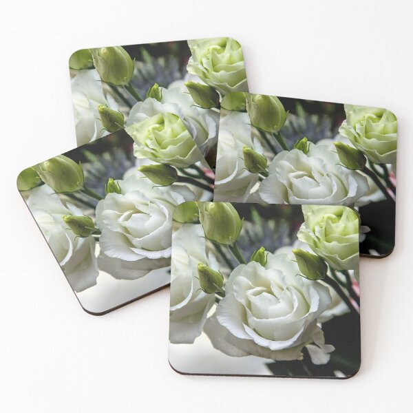 Item preview, Elegant White Lisianthus Blooms and Buds designed and sold by ShotsbyDesiree.