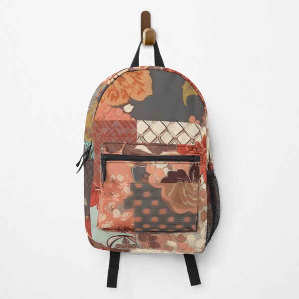 Item preview, Rustic Bloom Patchwork Floral Pattern designed and sold by Hashola Designs.