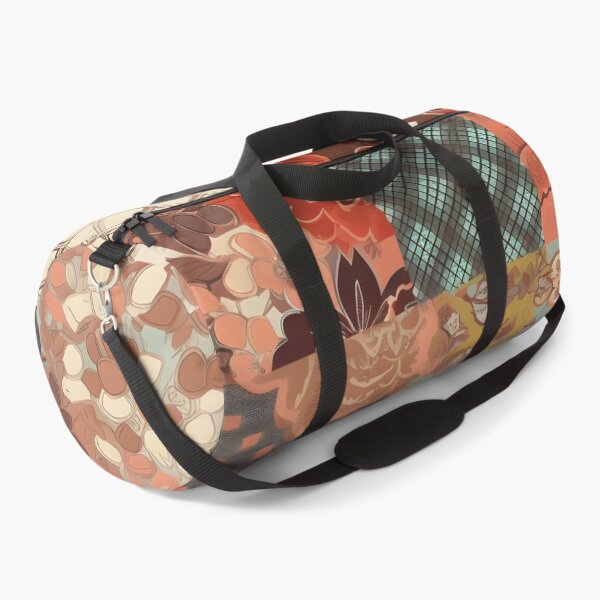 Item preview, Rustic Bloom Patchwork Floral Pattern designed and sold by Hashola Designs.