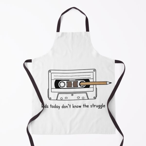 Item preview, Retro Cassette & Pencil Design – “Kids Today Don’t Know the Struggle” designed and sold by Moonrock Design.
