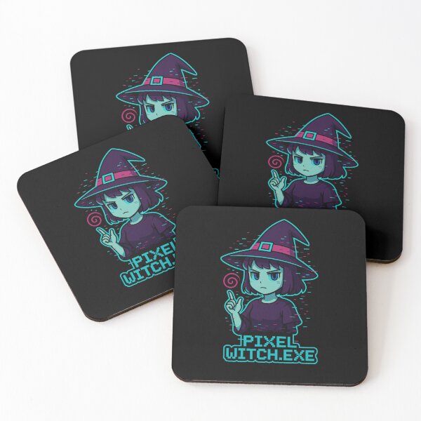 Item preview, Pixel Witch.exe – Neon Glitch Sorcery designed and sold by JupiterGlitchEmpire.