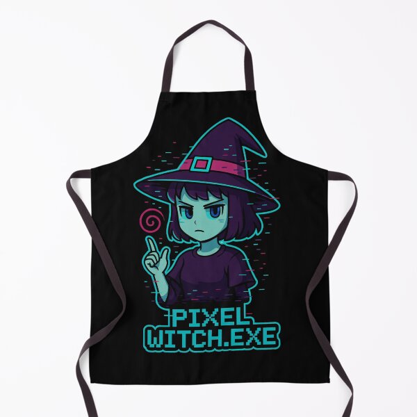 Item preview, Pixel Witch.exe – Neon Glitch Sorcery designed and sold by JupiterGlitchEmpire.