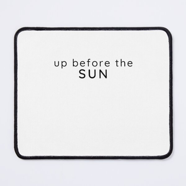 Item preview, Up Before the Sun – Minimal Morning Routine Typography designed and sold by Lynn Creates.