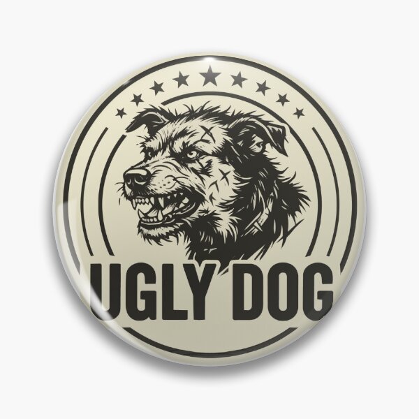 Item preview, Ugly Dog - Pin designed and sold by UglyDogCo.