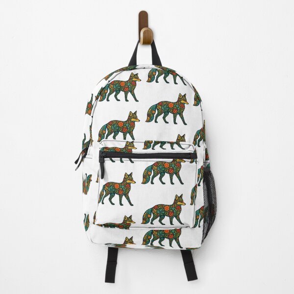 Item preview, Floral Fox Folk Art – Botanical Animal Design designed and sold by LONE SPIRIT CO..