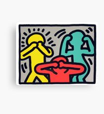 Haring Canvas Print