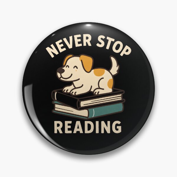 Item preview, Cute Dog Book Lover Never Stop Reading designed and sold by SiarheiYur.