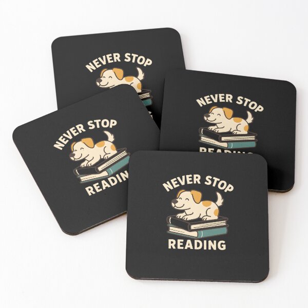 Item preview, Cute Dog Book Lover Never Stop Reading designed and sold by SiarheiYur.