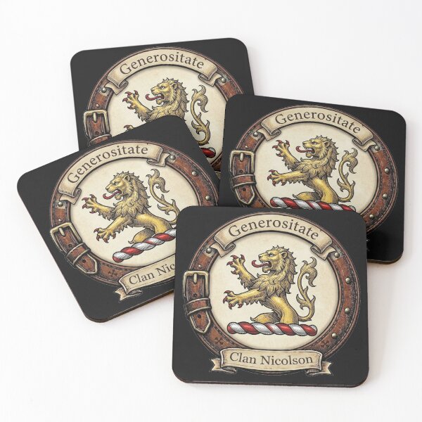 Item preview, Clan Nicolson Crest designed and sold by BagTown Clans.