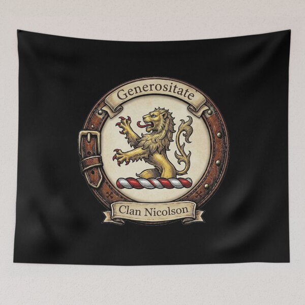 Item preview, Clan Nicolson Crest designed and sold by BagTown Clans.