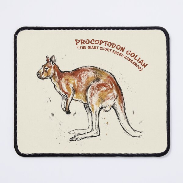 Item preview, The Giant Short-Faced Kangaroo: Procoptodon Goliah Megafauna Print designed and sold by FreiherrPK.