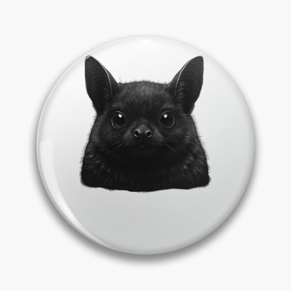 Item preview, Black Baby Bat Minimal Dark Aesthetic Portrait designed and sold by SiarheiYur.