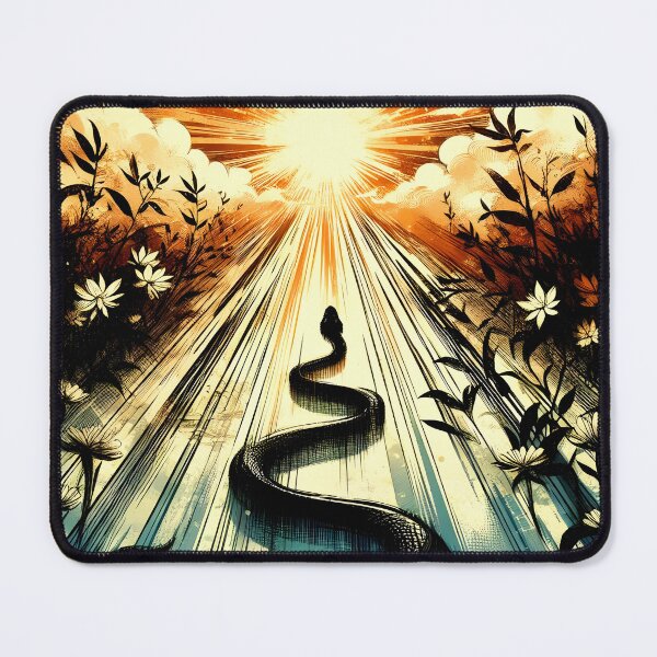 Item preview, Perspective Depth Snake, Ai Generated Art designed and sold by ACC .