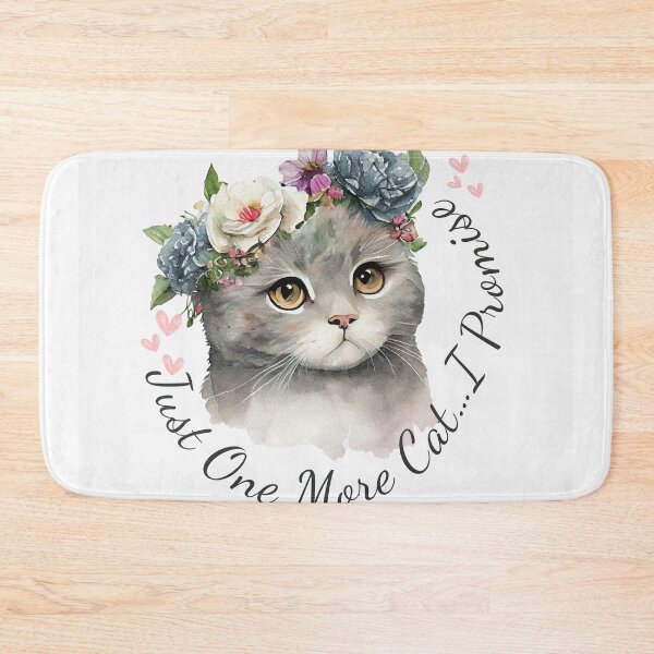 Artikelvorschau, Nur noch eine Katze, versprochen! Lustiges T-Shirt für Katzenliebhaber, Geschenk für Katzenmamas, witziges Geschenk entworfen und verkauft von marvancatquotes.
