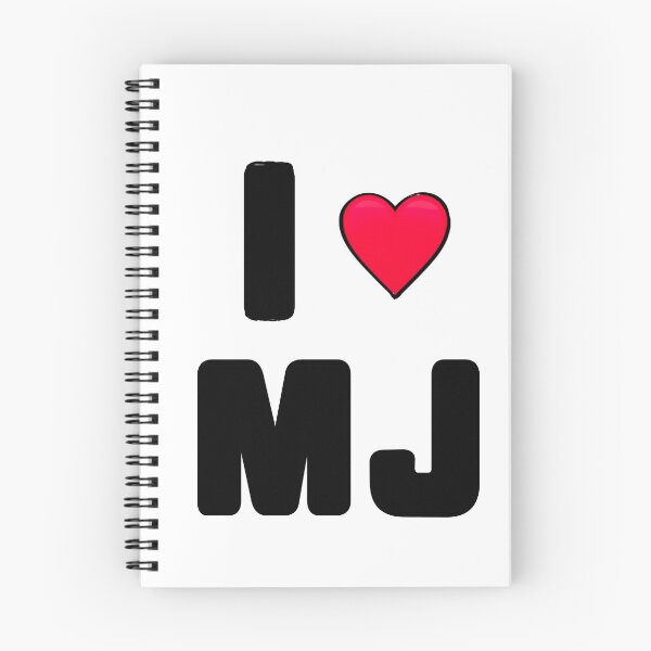 Item preview, I love MJ Michael Fan with red heart designed and sold by Artonmytee.