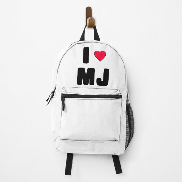 Item preview, I love MJ Michael Fan with red heart designed and sold by Artonmytee.