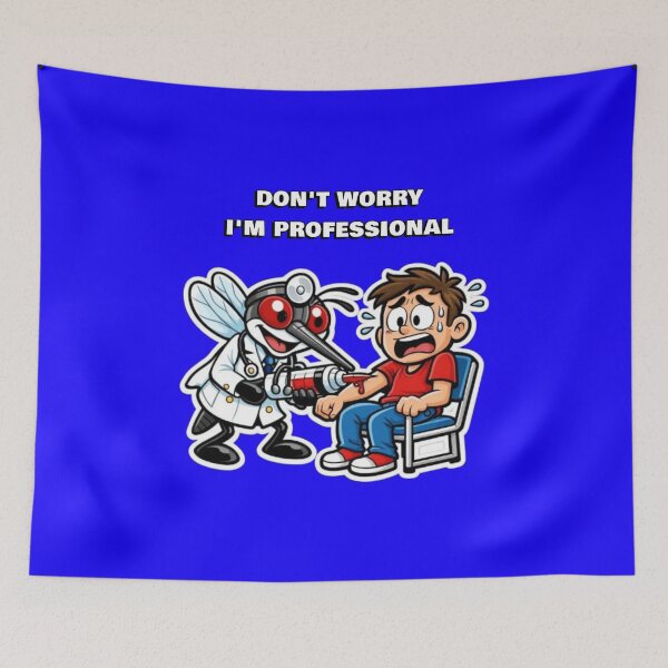 Item preview, Don’t Worry, I’m a Professional – Mosquito Doctor Meme designed and sold by TitanGiggle .