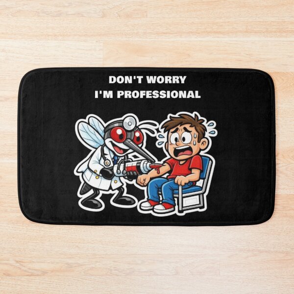 Item preview, Don’t Worry, I’m a Professional – Mosquito Doctor Meme designed and sold by TitanGiggle .