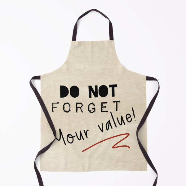 Item preview, Don't forget your value, human made designed and sold by GiSilver.