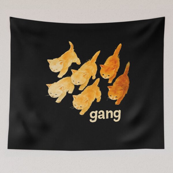 Item preview, Ginger Kitten Gang Soft Vintage Illustration designed and sold by SiarheiYur.