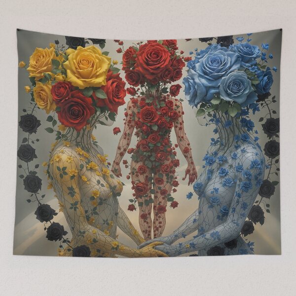 Item preview, The transparency of being in the whisper of living flowers designed and sold by KunstGeist.