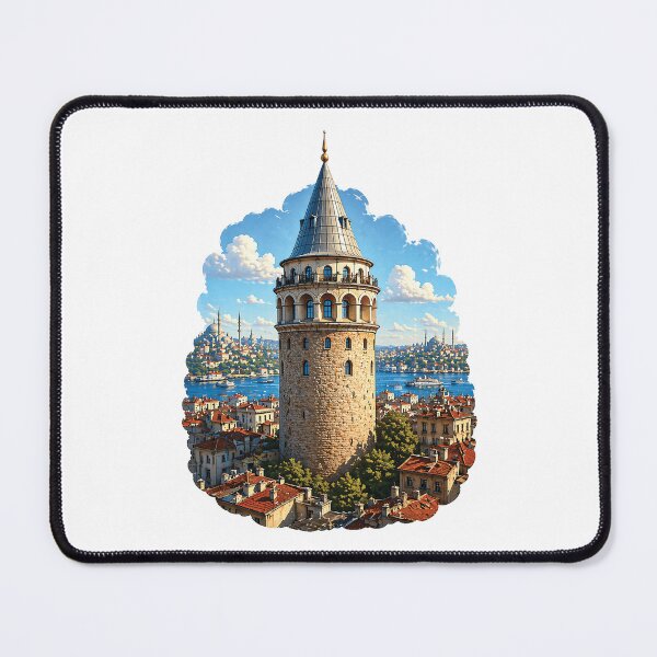 Item preview, Historic Galata Tower Istanbul Cityscape designed and sold by AmJoJoe.