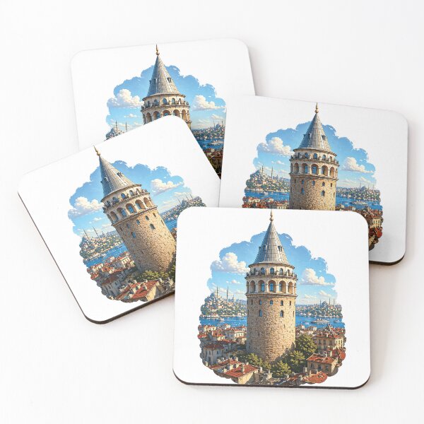 Item preview, Historic Galata Tower Istanbul Cityscape designed and sold by AmJoJoe.